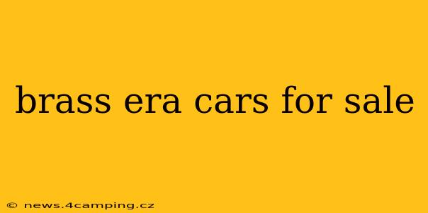 brass era cars for sale