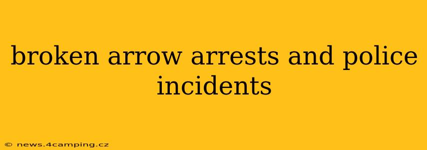broken arrow arrests and police incidents