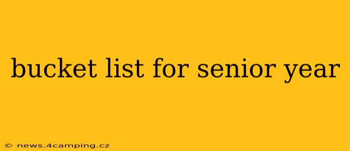 bucket list for senior year