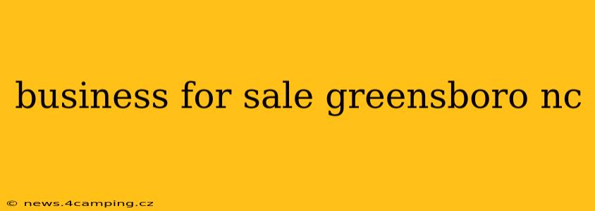 business for sale greensboro nc
