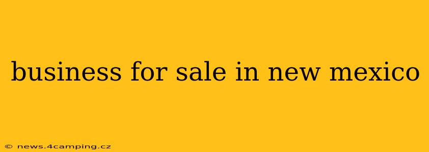 business for sale in new mexico