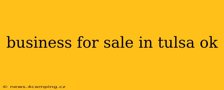 business for sale in tulsa ok