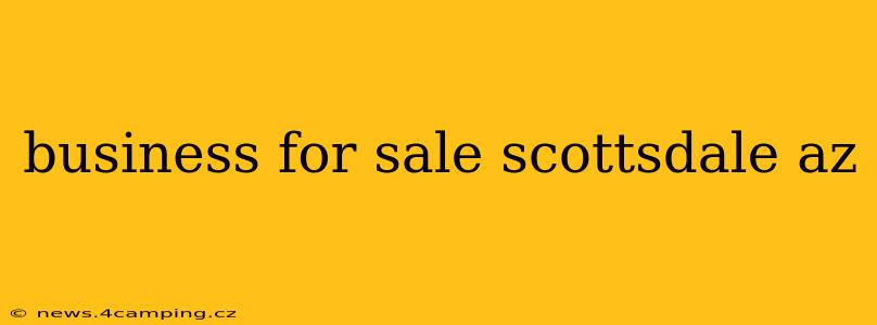 business for sale scottsdale az