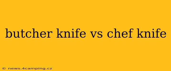 butcher knife vs chef knife