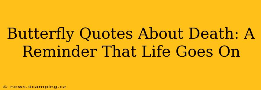 Butterfly Quotes About Death: A Reminder That Life Goes On
