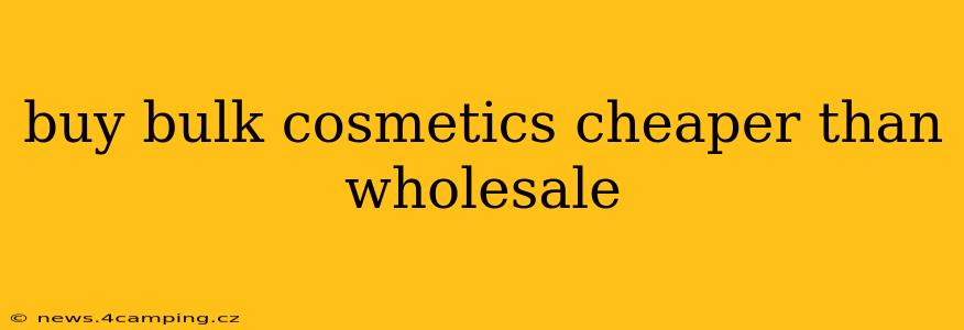 buy bulk cosmetics cheaper than wholesale