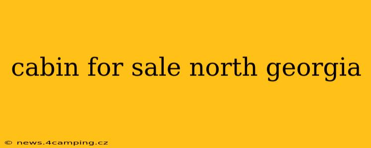 cabin for sale north georgia