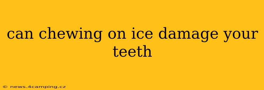 can chewing on ice damage your teeth