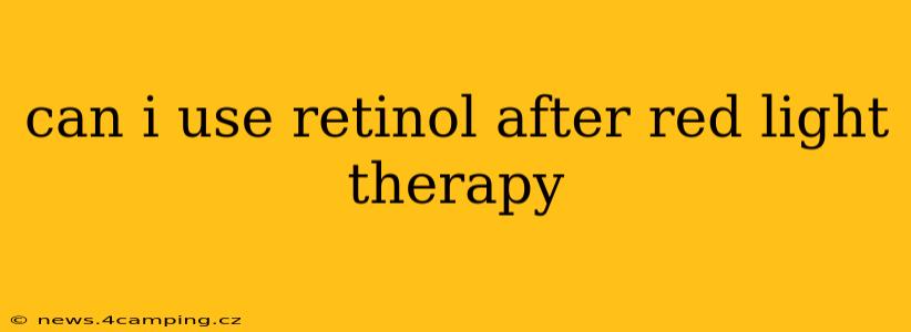 can i use retinol after red light therapy