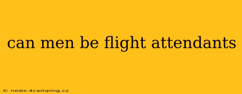can men be flight attendants