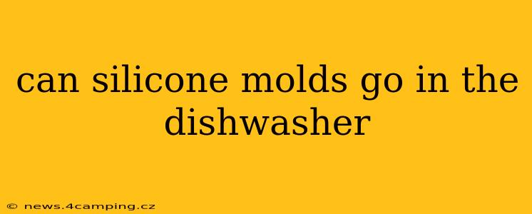 can silicone molds go in the dishwasher