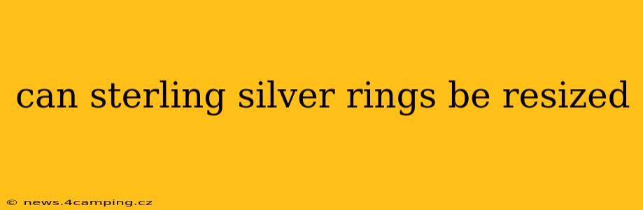 can sterling silver rings be resized