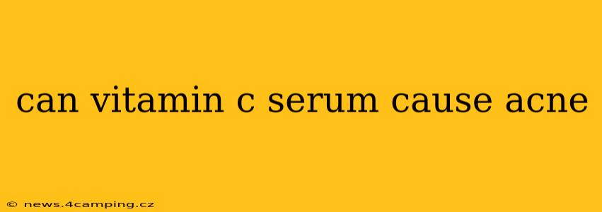 can vitamin c serum cause acne