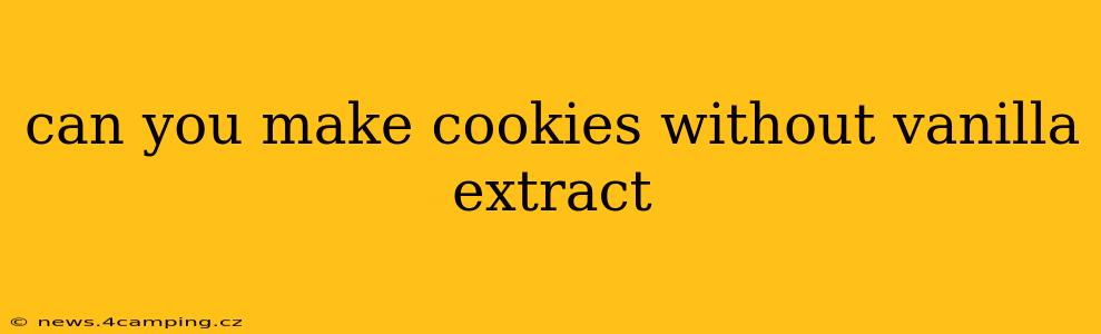 can you make cookies without vanilla extract