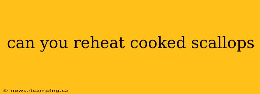 can you reheat cooked scallops