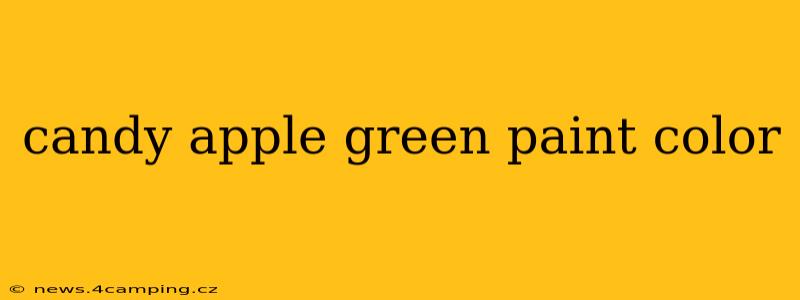 candy apple green paint color