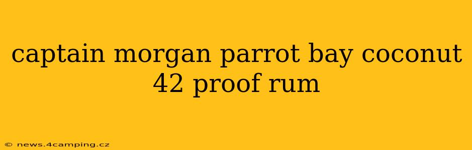 captain morgan parrot bay coconut 42 proof rum