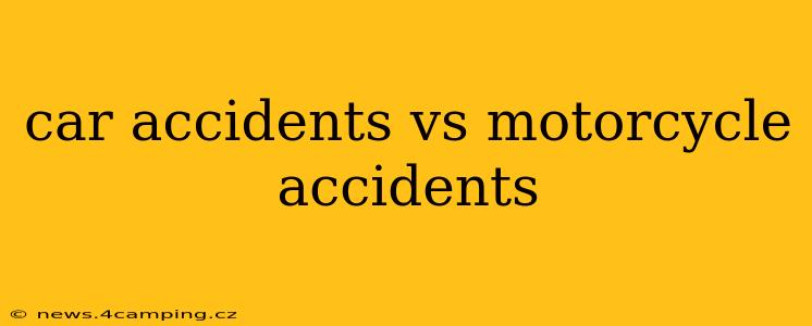 car accidents vs motorcycle accidents