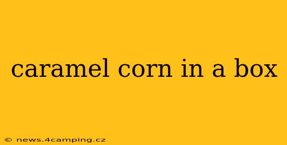 caramel corn in a box