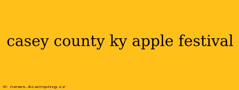 casey county ky apple festival
