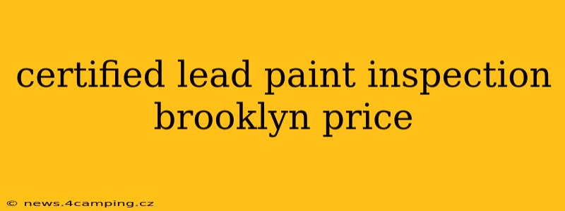 certified lead paint inspection brooklyn price