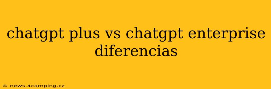 chatgpt plus vs chatgpt enterprise diferencias