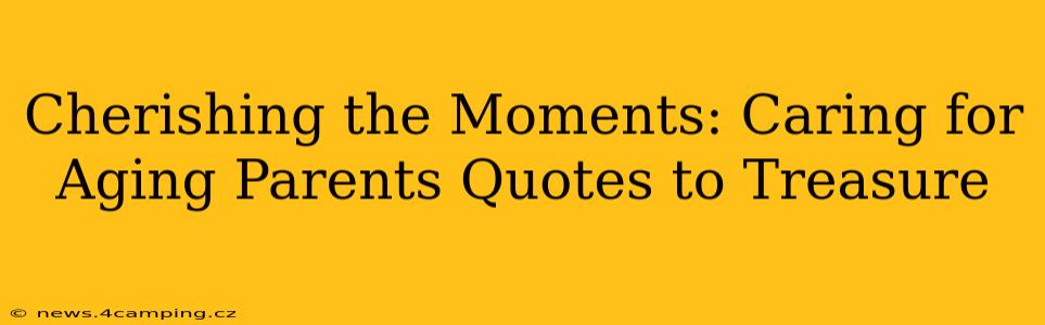 Cherishing the Moments: Caring for Aging Parents Quotes to Treasure
