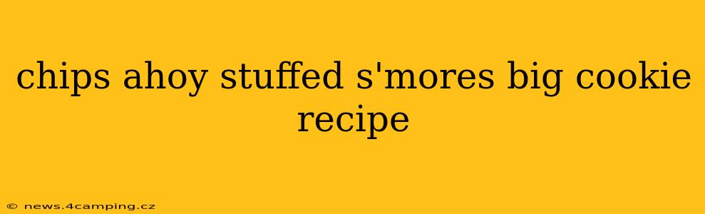 chips ahoy stuffed s'mores big cookie recipe
