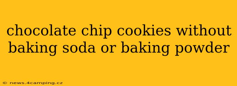chocolate chip cookies without baking soda or baking powder