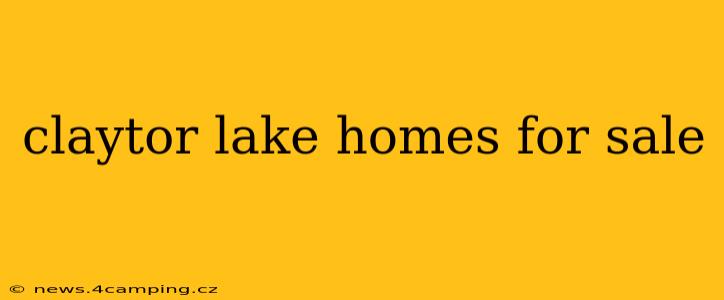 claytor lake homes for sale