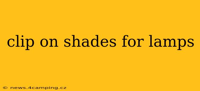 clip on shades for lamps