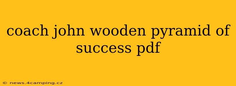 coach john wooden pyramid of success pdf