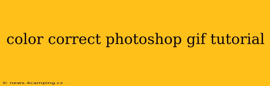 color correct photoshop gif tutorial