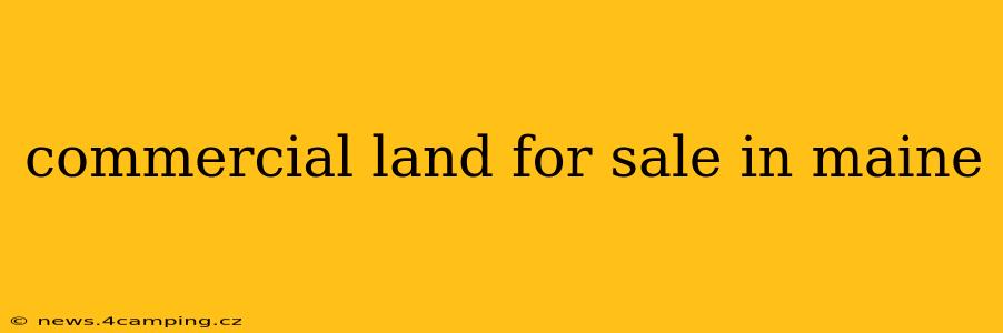 commercial land for sale in maine