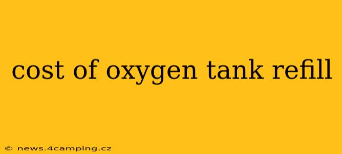 cost of oxygen tank refill