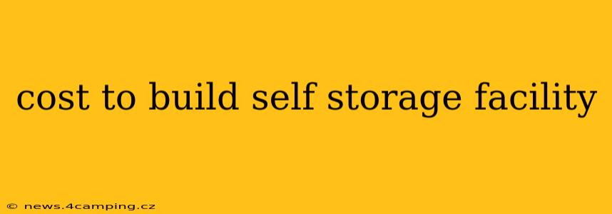 cost to build self storage facility