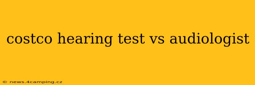 costco hearing test vs audiologist