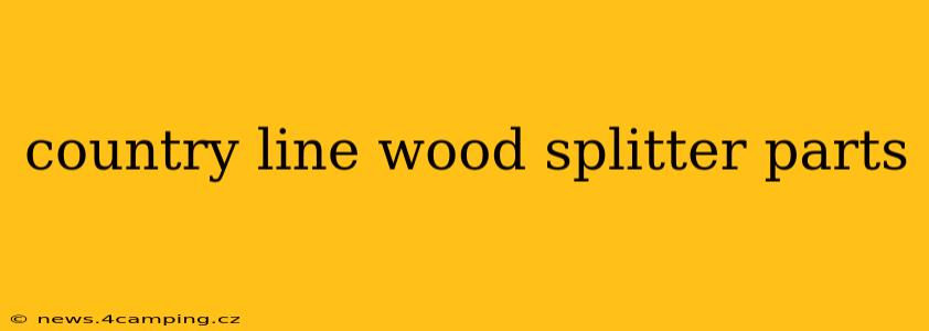 country line wood splitter parts
