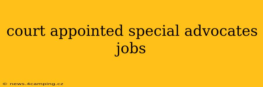 court appointed special advocates jobs