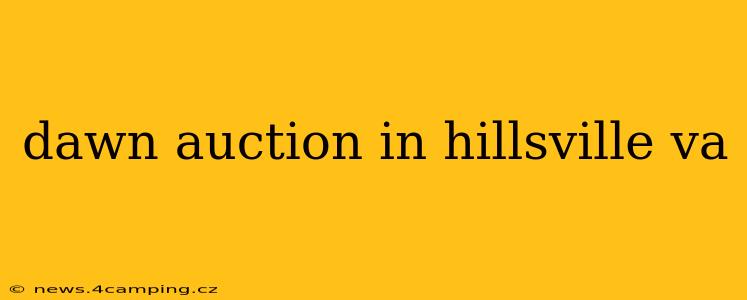 dawn auction in hillsville va