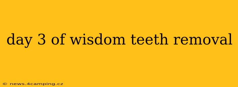 day 3 of wisdom teeth removal