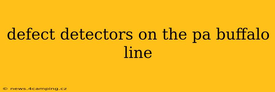 defect detectors on the pa buffalo line