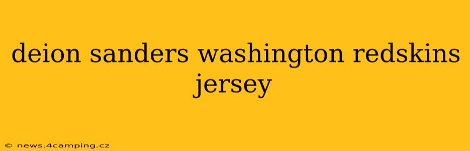 deion sanders washington redskins jersey