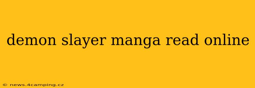demon slayer manga read online