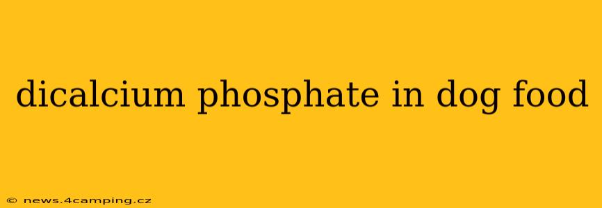 dicalcium phosphate in dog food