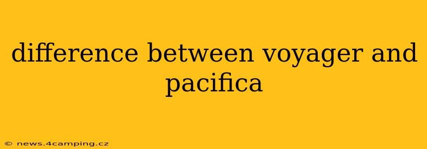 difference between voyager and pacifica