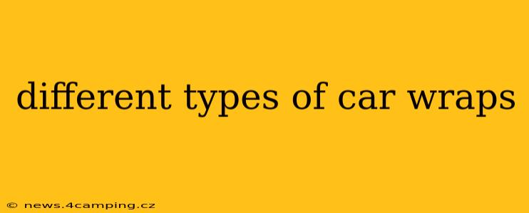 different types of car wraps