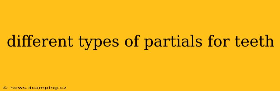 different types of partials for teeth