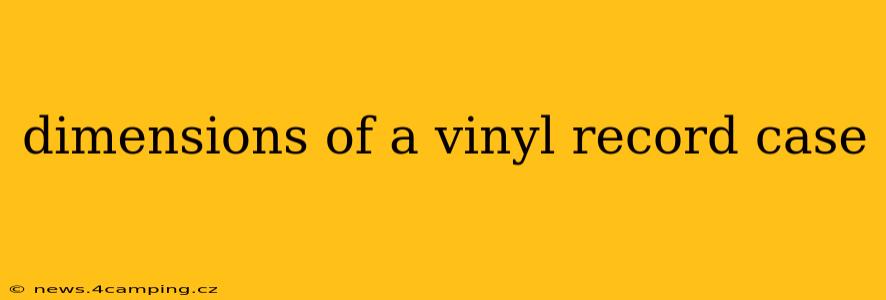 dimensions of a vinyl record case