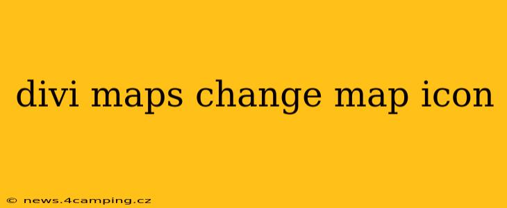 divi maps change map icon